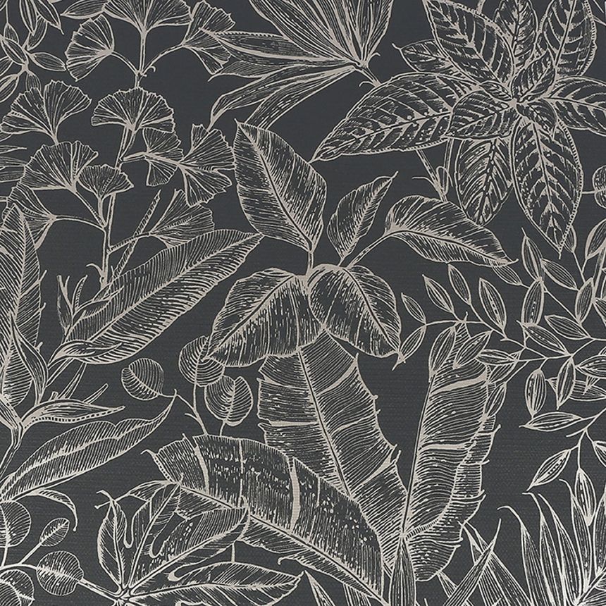 Luxury non-woven wallpaper leaves 115718, Opulence, Graham & Brown