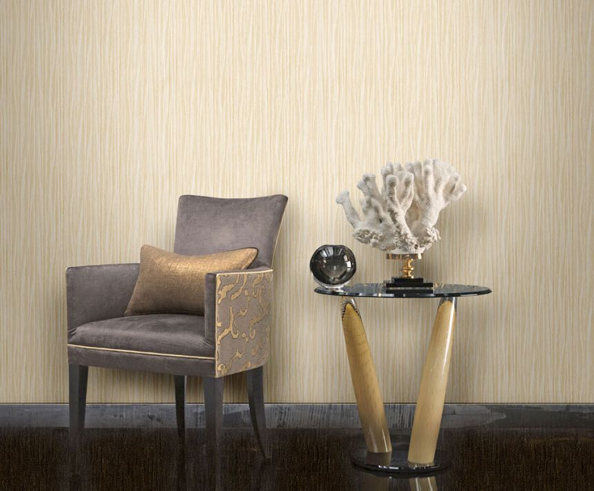 Luxury cream stripes wallpaper M31924, Magnifica Murella, Zambaiti Parati