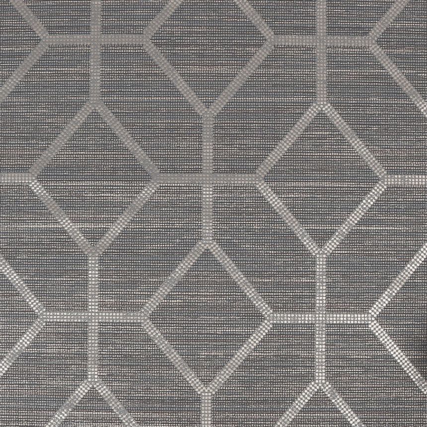 Luxury dark gray geometric pattern wallpaper 112661, Opulence, Graham & Brown