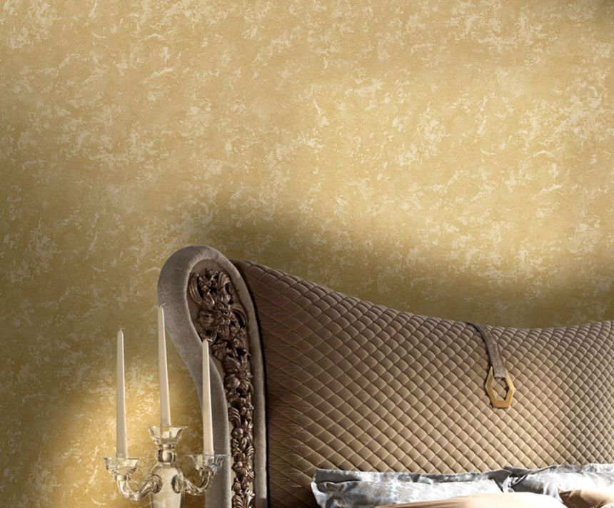 Luxury burgundy-gold stucco plaster wallpaper M31914, Magnifica Murella, Zambaiti Parati