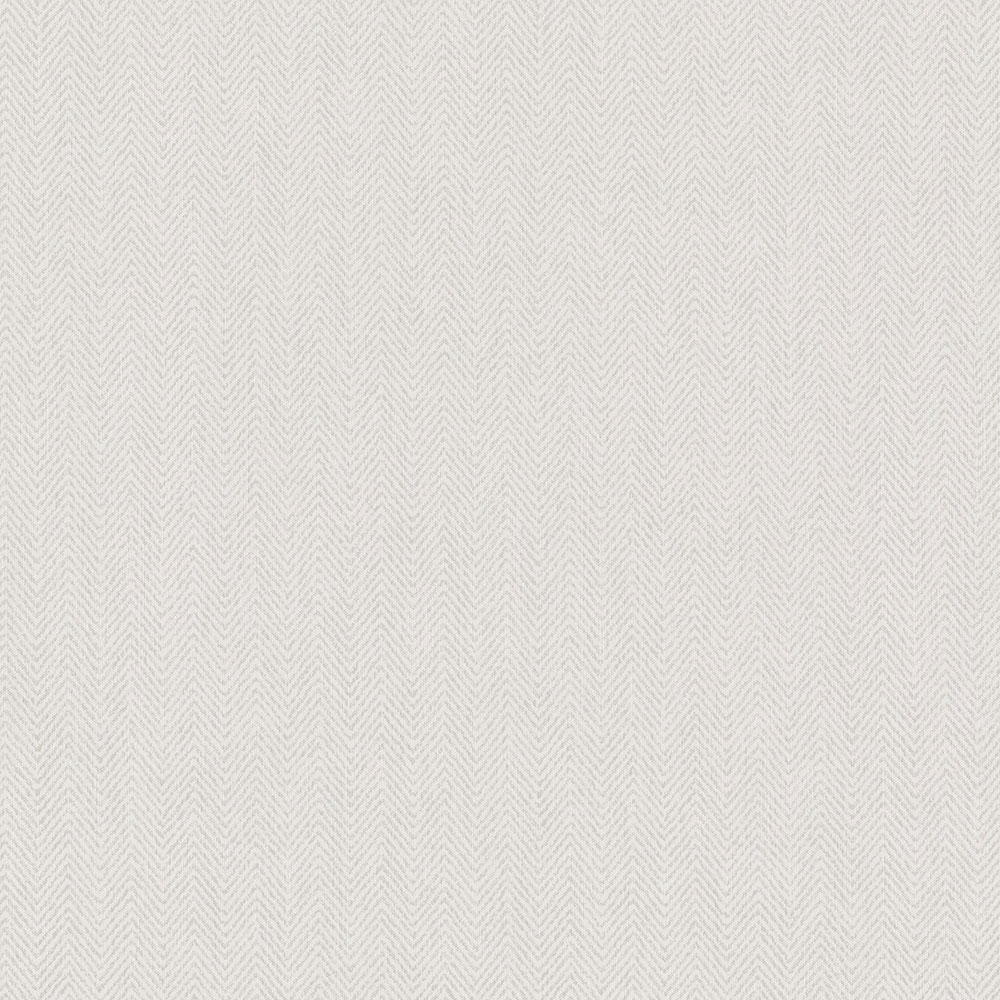 White-gray non-woven wallpaper, herringbone pattern 221120, Rivi?ra Maison 3, BN Walls