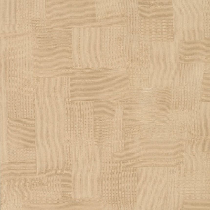 Luxury geometric wallpaper dark beige 64511, Materea, Limonta