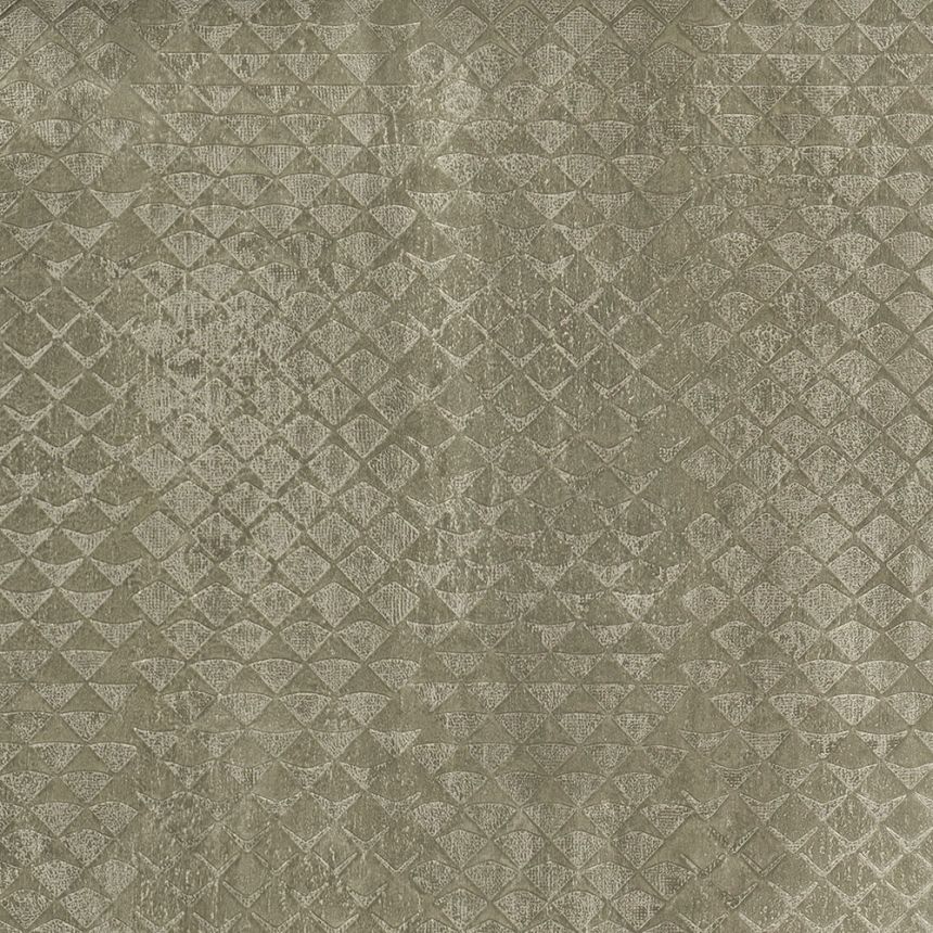 Brown geometric pattern wallpaper 28628, Kaleido, Limonta