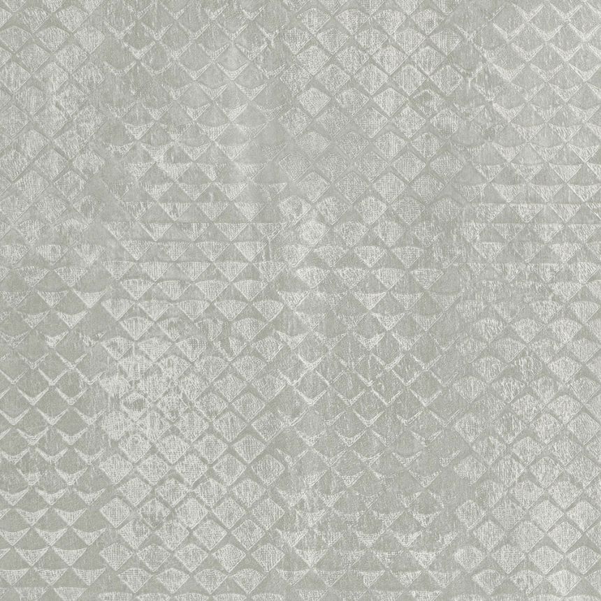 Gray geometric pattern wallpaper 28617, Kaleido, Limonta