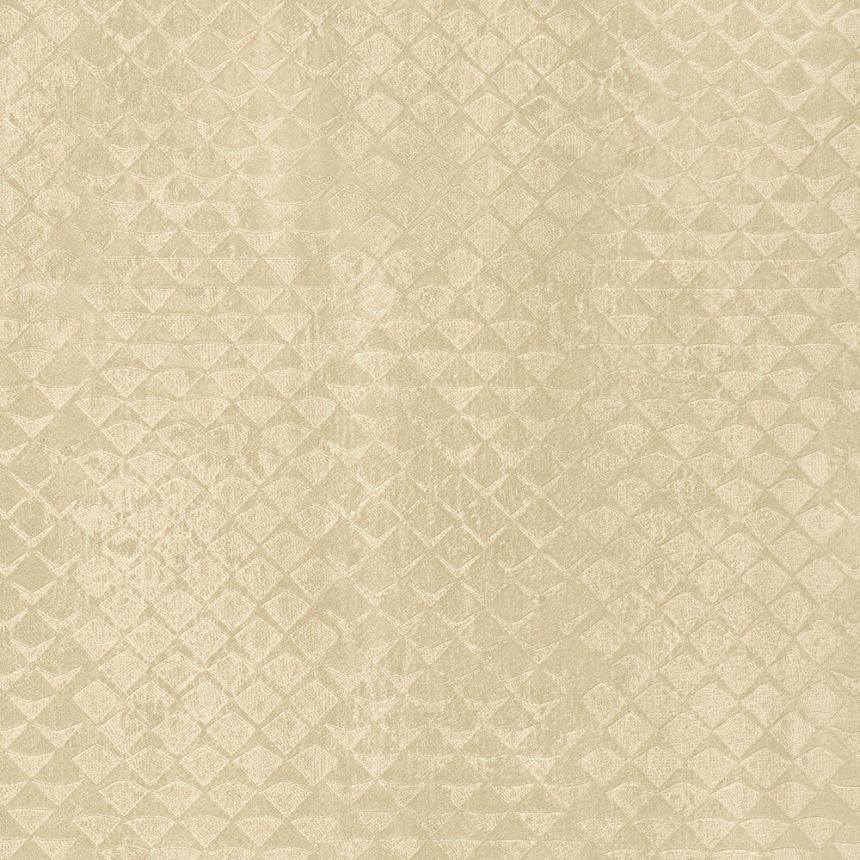 Brown geometric pattern wallpaper 28626, Kaleido, Limonta