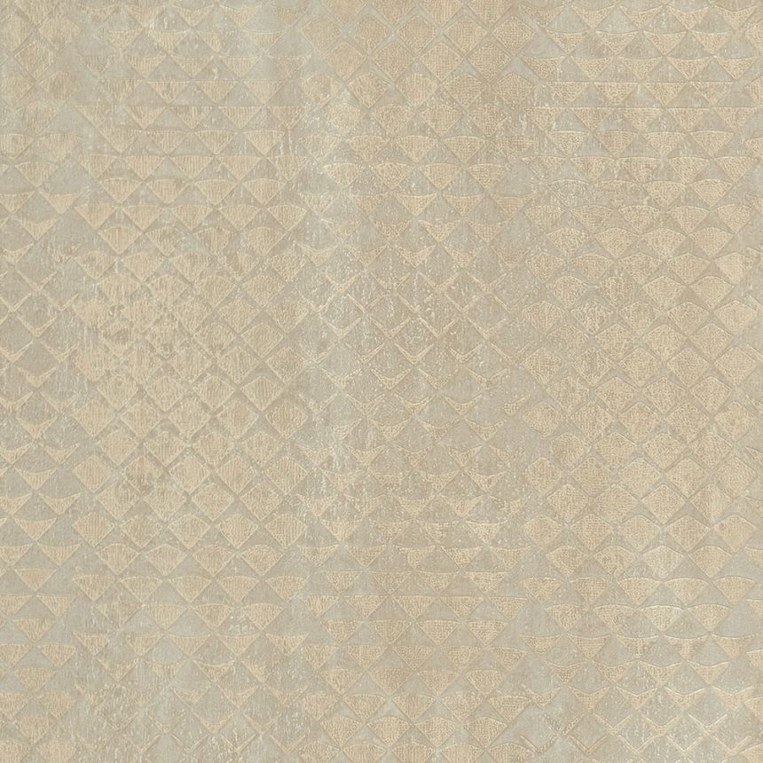 Brown geometric pattern wallpaper 28616, Kaleido, Limonta