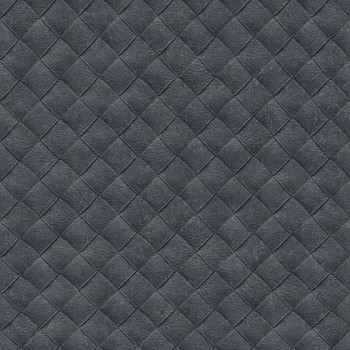 Non-woven blue wallpaper, leather imitation TA25074 Tahiti, Decoprint