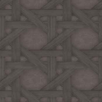 Brown non-woven wood effect wallpaper 221103, Rivi?ra Maison 3, BN Walls