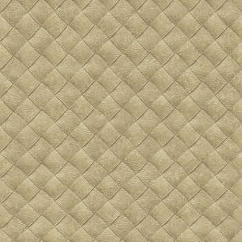 Non-woven beige wallpaper, leather imitation TA25071 Tahiti, Decoprint