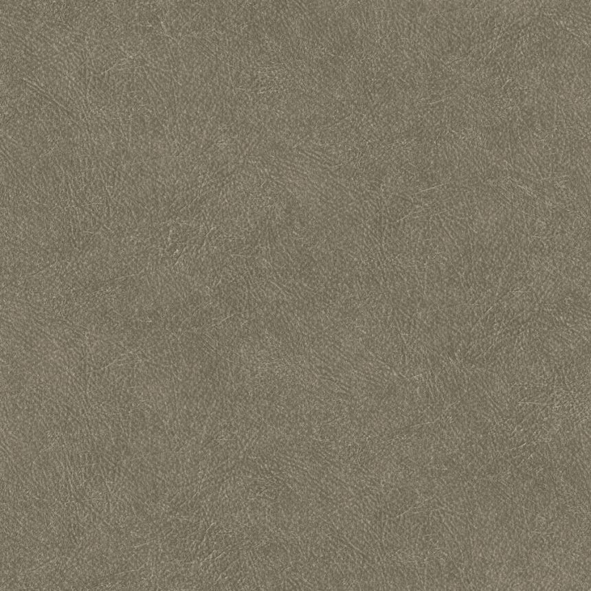 Non-woven light brown wallpaper imitation leather TA25024 Tahiti, Decoprint