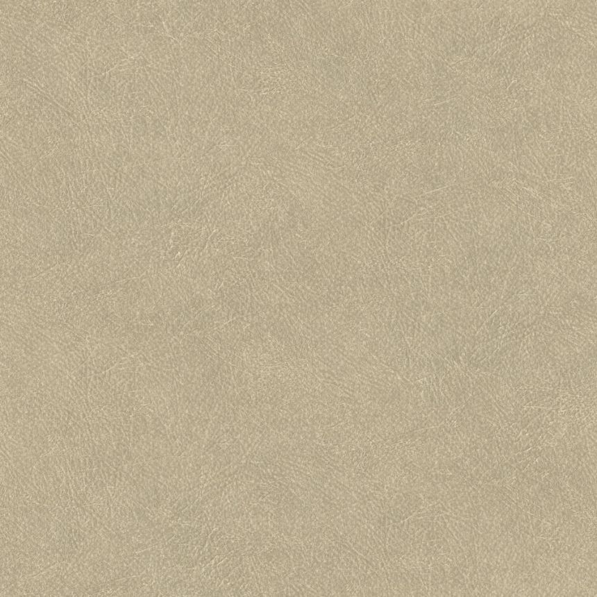Non-woven beige wallpaper, imitation leather TA25021 Tahiti, Decoprint