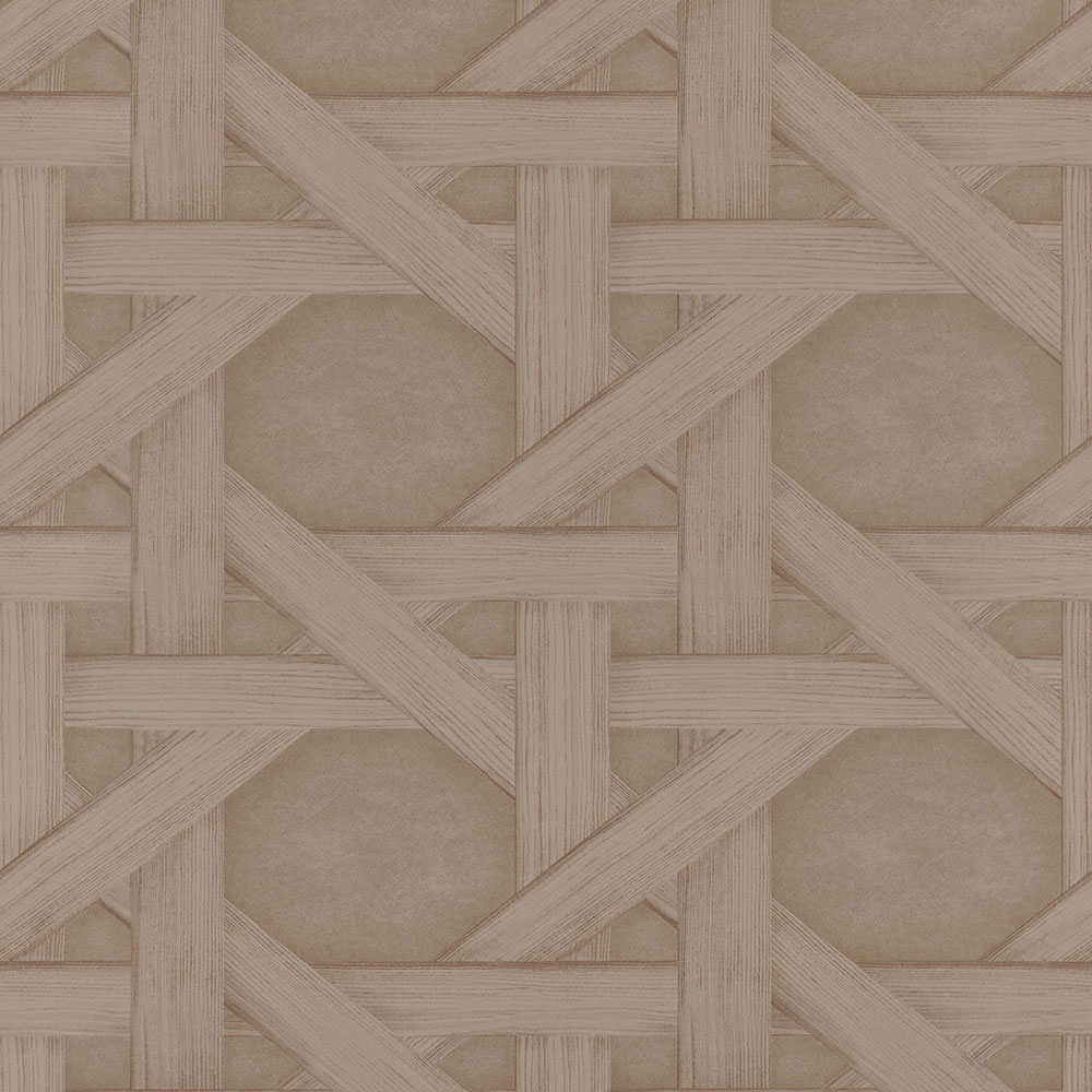 Beige non-woven wood effect wallpaper 221102, Rivi?ra Maison 3, BN Walls