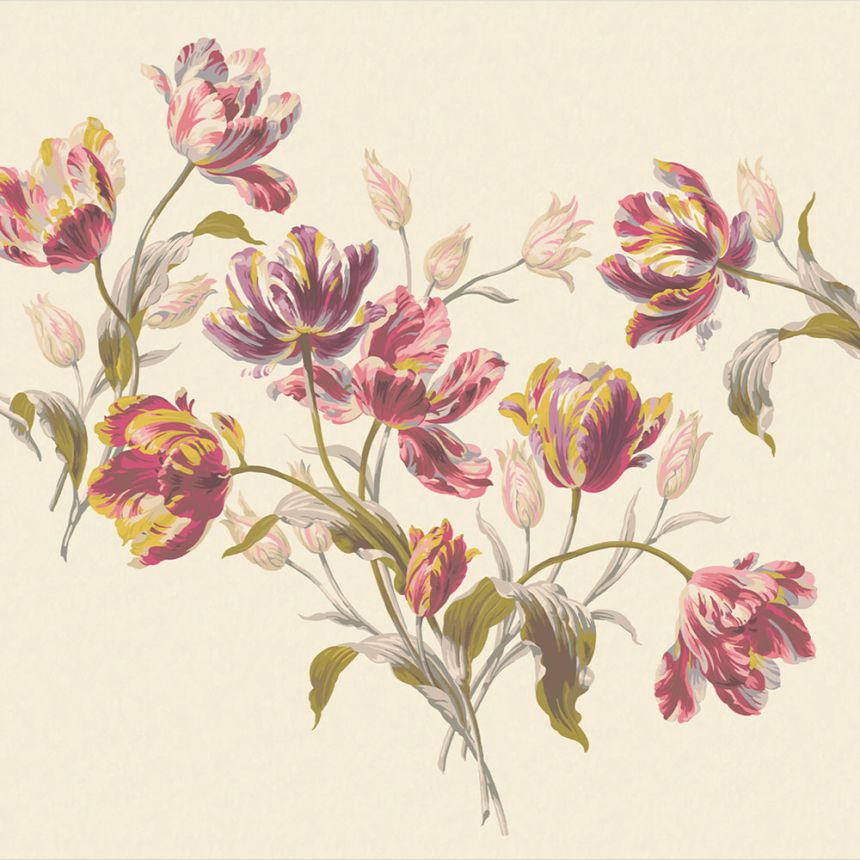 Non-woven flowers wall mural 113413, Laura Ashley, Graham & Brown