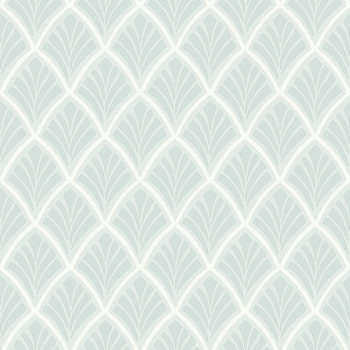 Non-woven geometric pattern wallpaper 113376, Laura Ashley, Graham & Brown