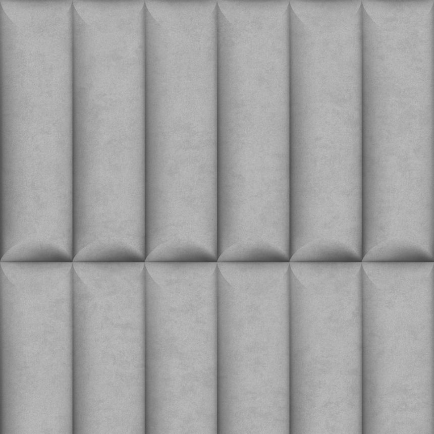 Non-woven, gray, geometric pattern 3D wallpaper, AF24540, Affinity, Decoprint