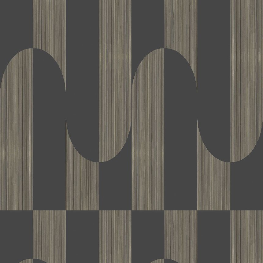 Non-woven geometric pattern wallpaper A55702, Premium Selection, Vavex