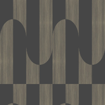 Non-woven geometric pattern wallpaper A55702, Premium Selection, Vavex