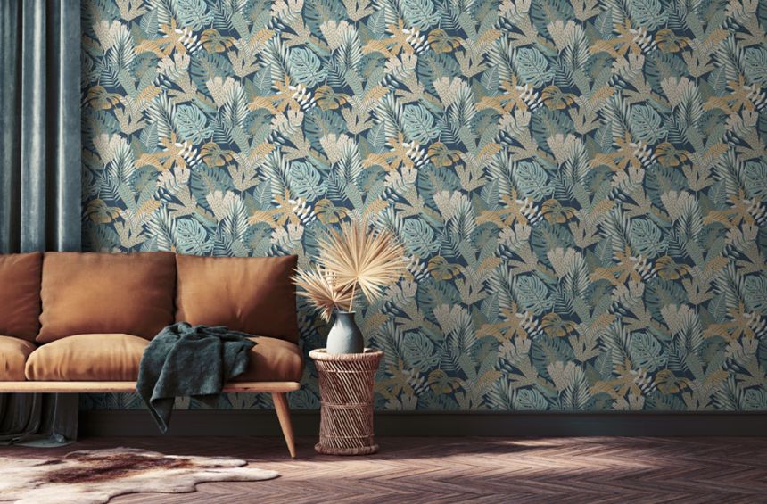 Non-woven leaves wallpapers 236901, Premium Selection, Vavex