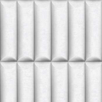 Non-woven, gray, geometric pattern 3D wallpaper AF24544, Affinity, Decoprint