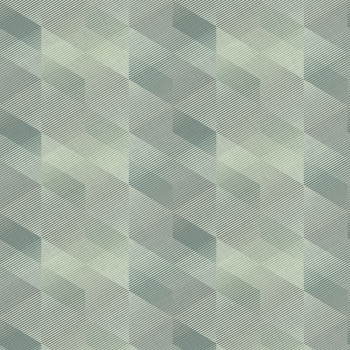 Non-woven, gdark green, geometric pattern wallpaper, AF24580, Affinity, Decoprint