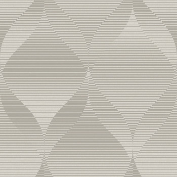 Non-woven, gray, geometric pattern wallpaper, AF24572, Affinity, Decoprint