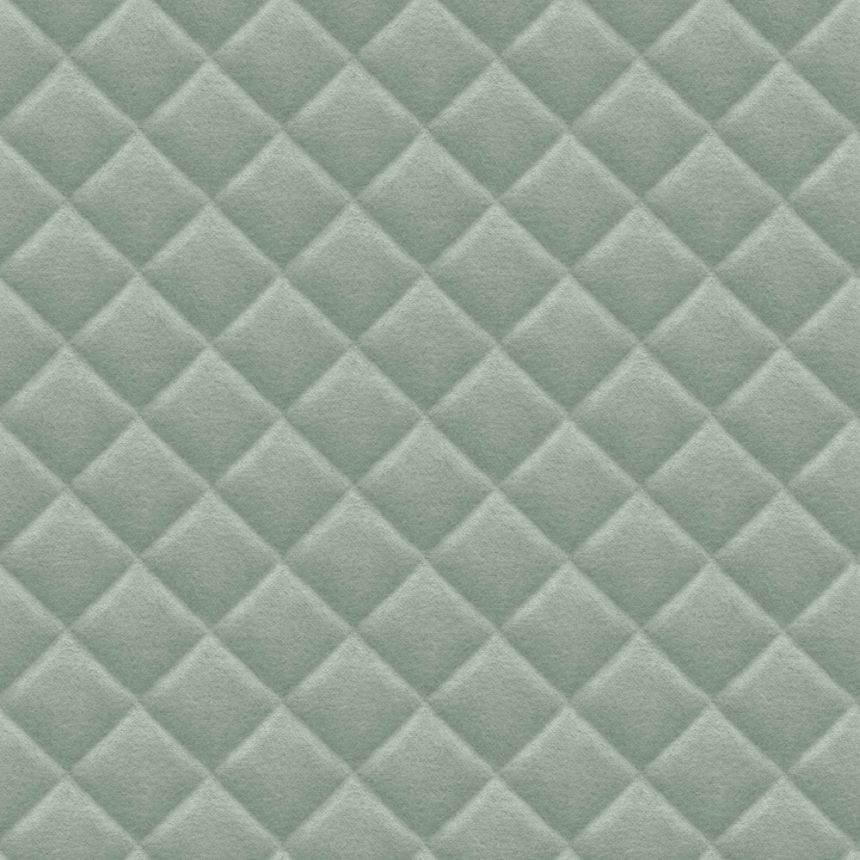 Non-woven, green, geometric pattern wallpaper, AF24561, Affinity, Decoprint