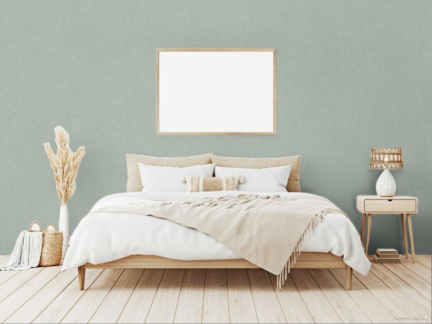 Green wallpaper, concrete, stucco, A51518, Mural Young Edition, One roll, one motif 2, Grandeco