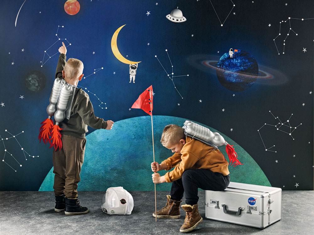 Luxury children's wall mural Universe 300438DG, 400 x 280cm, Doodleedo, BN Walls