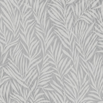 Gray non-woven wallpaper, Leaves, M52509, Adéle, Ugépa