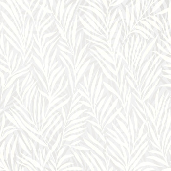 Gray non-woven wallpaper, Leaves, M52500, Adéle, Ugépa