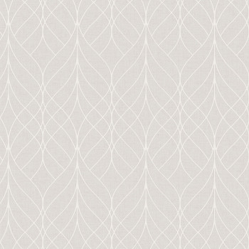Beige geometric non-woven wallpaper, M41997D, Adéle, Ugépa
