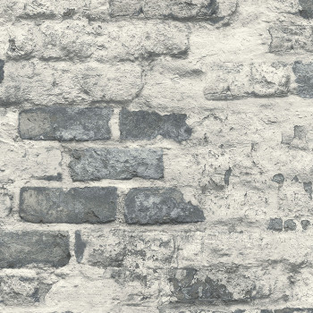 Non-woven gray brick wallpaper A58102, Vavex 2024