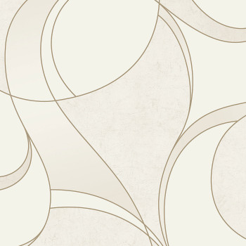 White geometric pattern wallpaper A57215, Vavex 2024