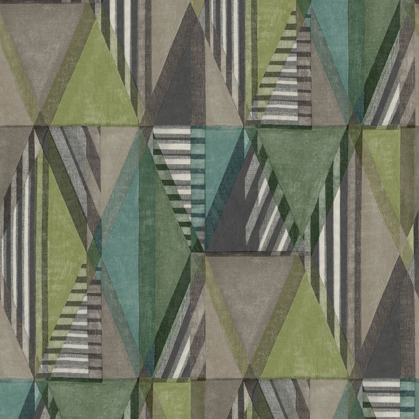 Non-woven geometric pattern wallpaper A51102, Vavex 2024