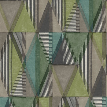 Non-woven geometric pattern wallpaper A51102, Vavex 2024