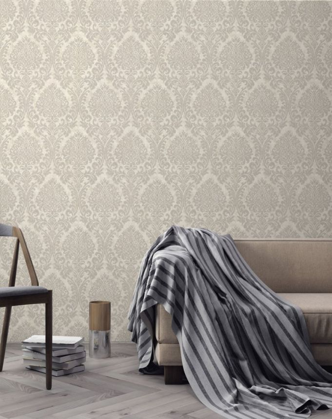 Beige wallpaper with ornaments A50103, Vavex 2024