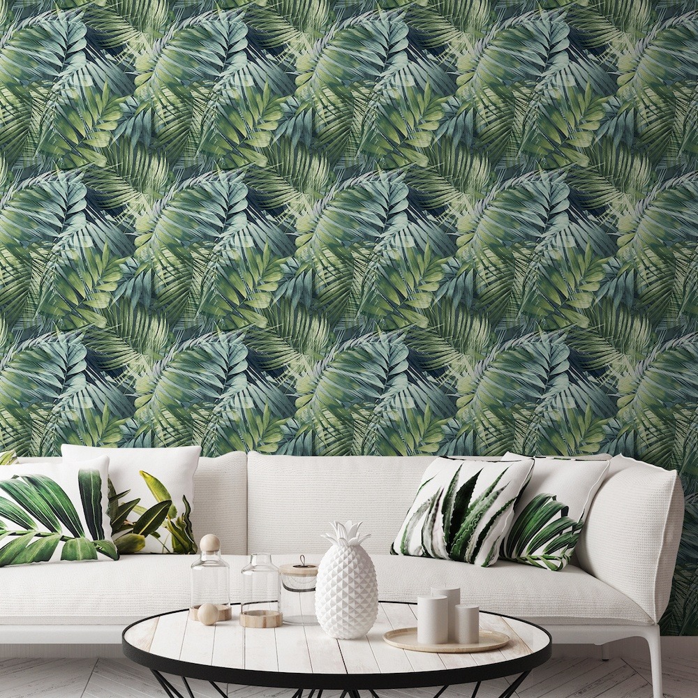 Non-woven palm leaves wallpaper 170702, Vavex 2024
