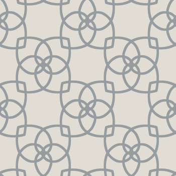 Grey wallpaper with silver ornaments Y6200205, Dazzling Dimensions 2, York