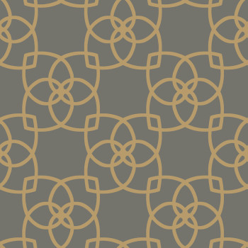 Luxury brown-gold wallpaper with ornaments Y6200204, Dazzling Dimensions 2, York