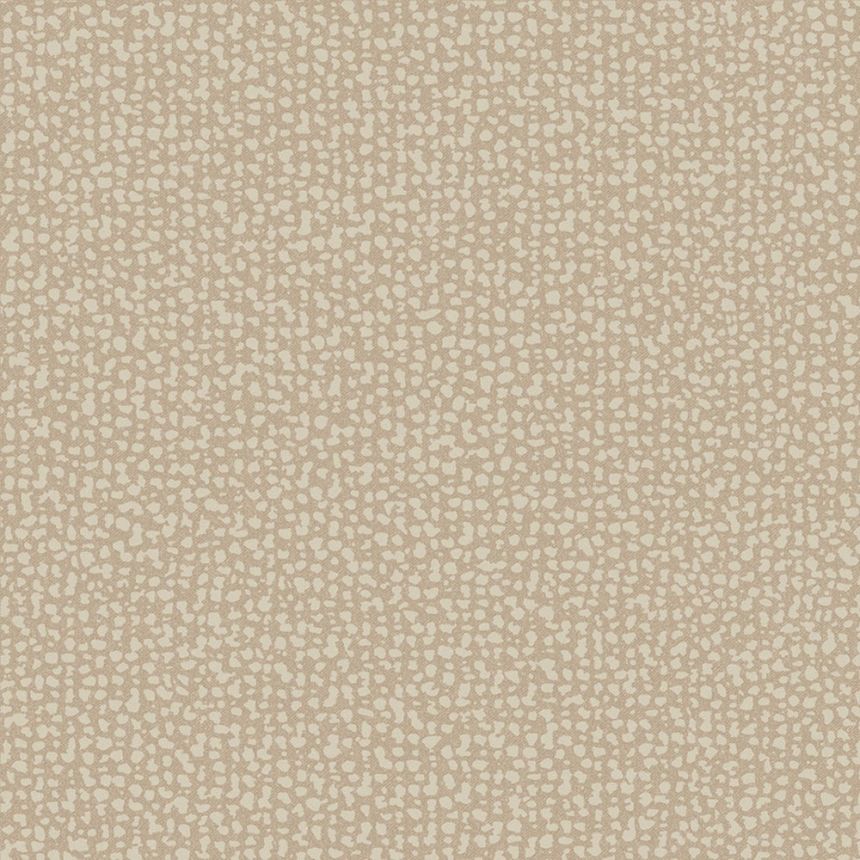 Brown non-woven wallpaper with cream spots DD3806, Dazzling Dimensions 2, York
