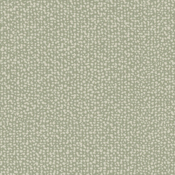 Green non-woven wallpaper with cream spots DD3801, Dazzling Dimensions 2, York