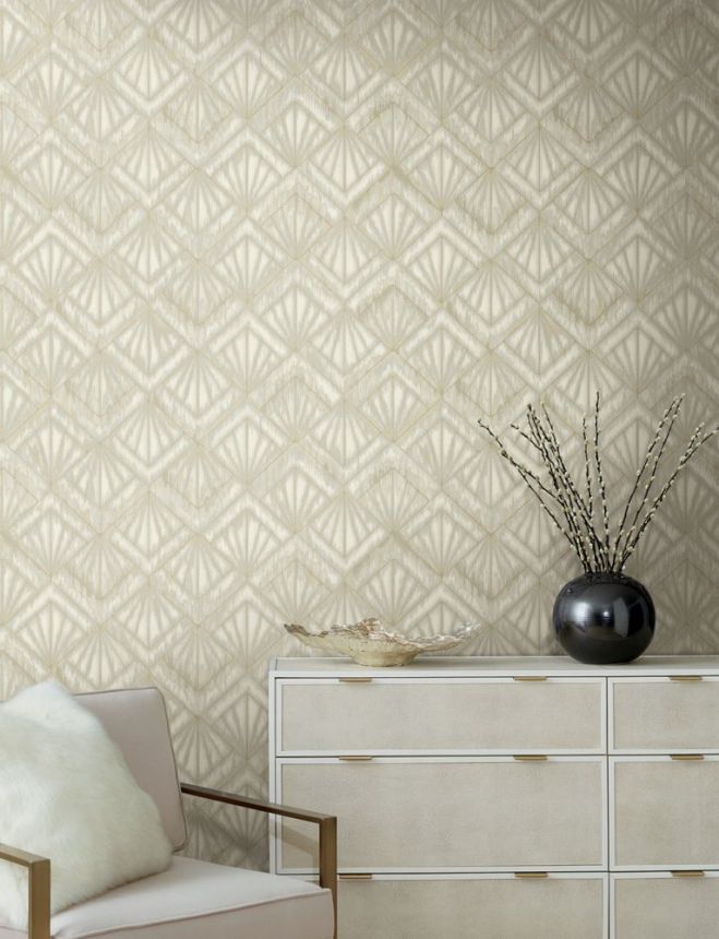 Cream non-woven wallpaper, shells OS4272, Modern nature II, York