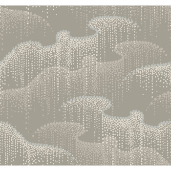 Gray non-woven wallpaper, dots, pearls OS4262, Modern nature II, York