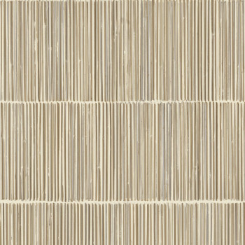 Luxury non-woven wallpaper 391513, Bamboo mat, Terra, Eijffinger