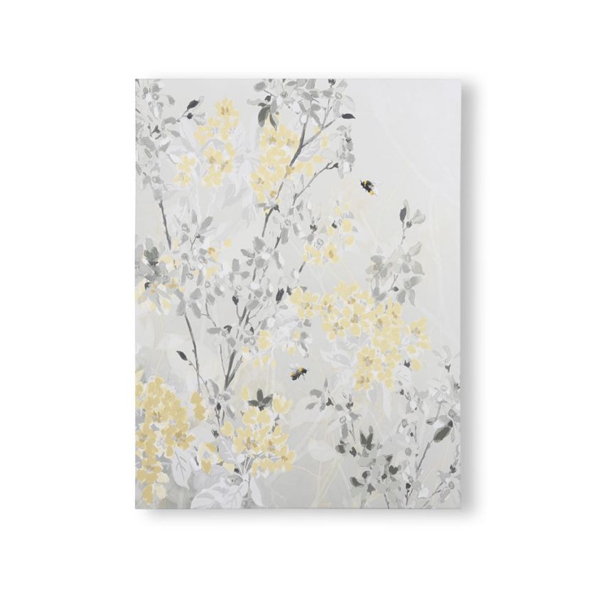 Printed canvas, frameless Spring Blossoms 115025, Laura Ashley, Graham Brown