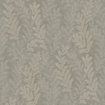 Green non-woven wallpaper, Leaves, Z66811, Satin Flowers, Zambaiti Parati