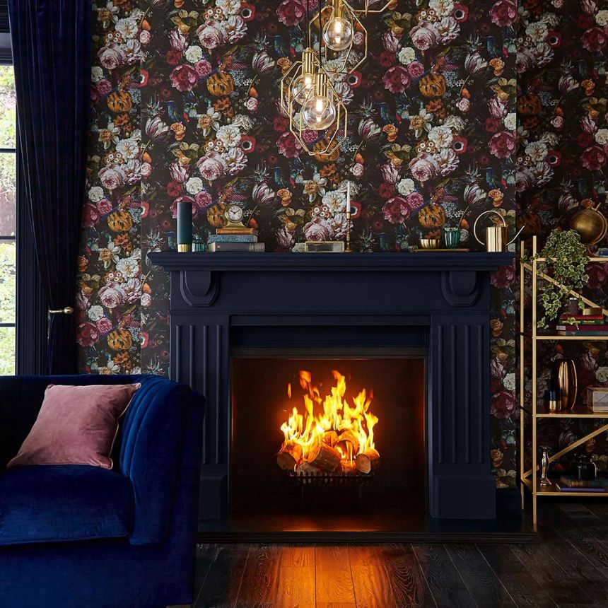 Luxury non-woven wallpaper flowers, 106443 Reverie, Graham&Brown