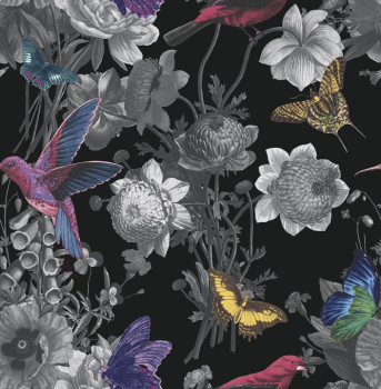 Luxury non-woven wallpaper flowers, 106431 Reverie, Graham&Brown