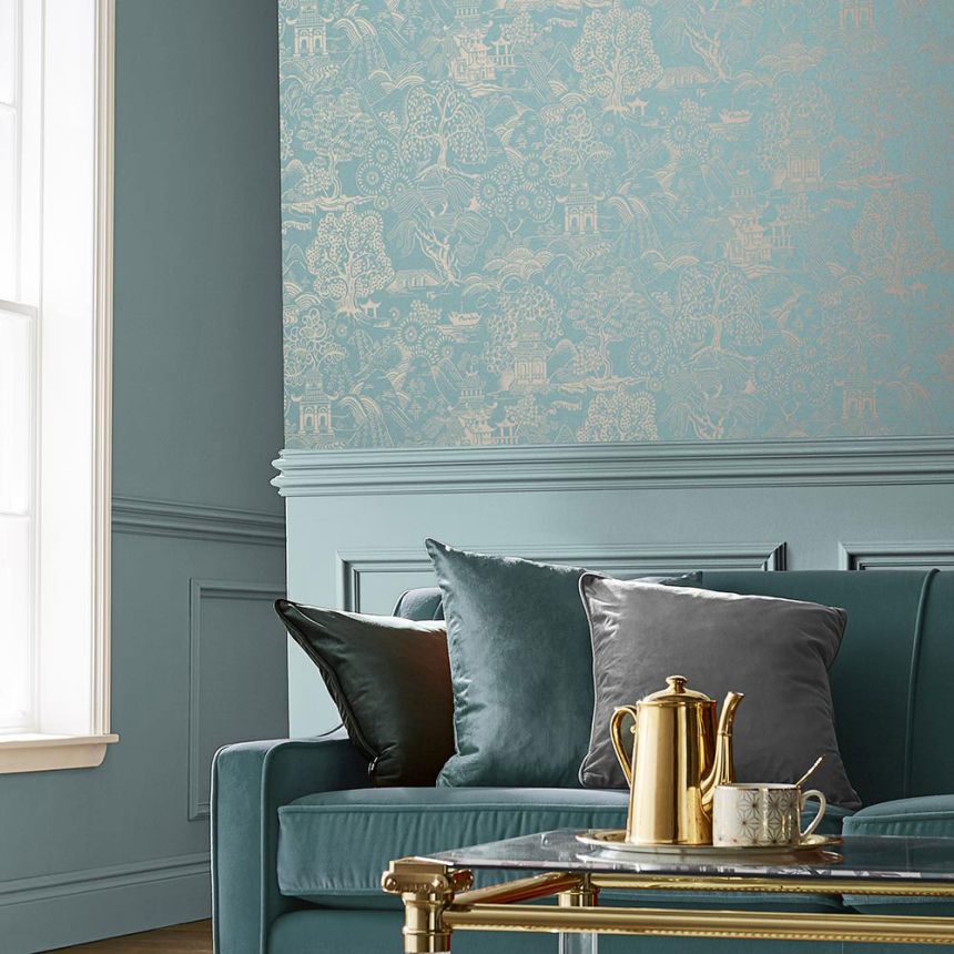 Luxury wallpaper with Japanese landscape 105933 Reverie, Graham&Brown