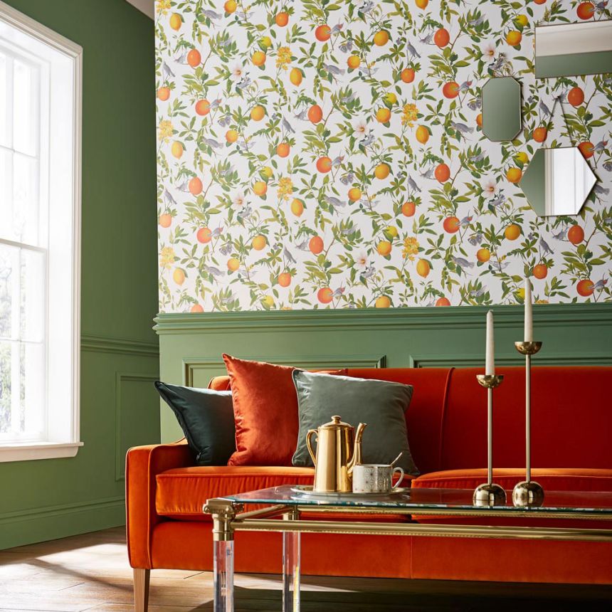 Luxury non-woven wallpaper orange tree 105641 Reverie, Graham&Brown